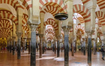 La Mezquita, det porlande vattnet och blommande patios image