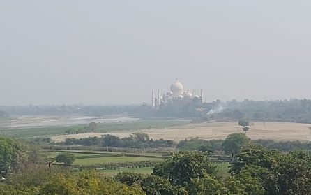Mot Delhi och Agra image