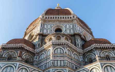 Florens med Brunelleschis kupol, Ponte vecchio & Galileomuseet - Stockholm image